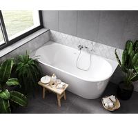 Besco Zoya baignoire autoportante 150x75 cm rectangulaire blanc #WAS-150-ZLB