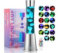 Besight Lampe à Mouvement Liquide Grande 40cm avec 17 Changements de Couleur et Télécommande pour Enfants et Adultes Veilleuse de Table Chambre Bureau Décoration Cadeau d'Anniversaire et de Noël