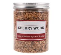 BESPORTBLE 1 Boîte Copeaux de Bois Fumage Cerisier 125g, Allumage Rapide | Aroma , Usage Professionnel, pour Grill Gaz, Cuisson Feu de Camp, 125g