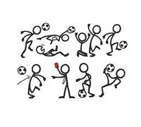 BESPORTBLE 1 Ensemble de Football Autocollant Mural Vinyle Stickers Muraux Peintures Murales Art Stickers Décorateur Enfants Faveur (45X57 Cm)