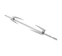 BESPORTBLE 1 Jeu BBQ à la Dinde Brochette brochettes Grill Broche Tige Rôtisserie brochettes Tournebroche Tige Universel Poulet rôti Petits Outils Four Faire Tourner Acier Inoxydable