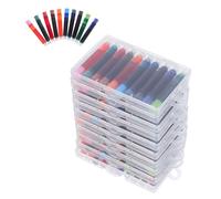 BESPORTBLE 10 Boîtes Lot de Boîtes de Cartouches Encre Rechargeables et Effaçables pour Stylo Plume Cartouches pour École Bureau et Calligraphie Écriture Fluide Fuite