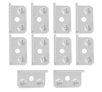BESPORTBLE 10 Pièces Lame de Rechange pour Coupe-ruban, Acier Inoxydable, Argenté, pour Couteau Utilitaire et Dévidoir de Ruban, Sécurité, Usage Domestique et Fermeture de Colis