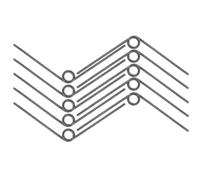 BESPORTBLE 10 Pièces Ressort de Remplacement en Acier Manganèse Noir pour Pièces de Sécateur à Main, Fiable et Incassable, pour Bricolage Bois et Outils de Réparation