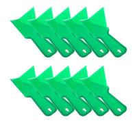 BESPORTBLE 10 Pièces Truelle D’angle Intérieure en Plastique Vert pour | Flexible, Pratique et Facile à Utiliser, pour Travaux de Rénovation, Finition Soignée, Coins Intérieurs