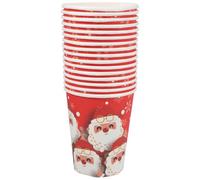 BESPORTBLE 16 Pièces Rouge Gobelet en Papier Jetable 250ml de Noël pour | Design Festif, Usage Polyvalent, Lot Pratique pour Célébrations D'hiver, Boissons Chaudes ou Froides