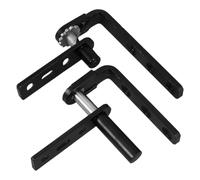 BESPORTBLE 1paire Charnière Inox Cachée à Fermeture Automatique pour Portes Battantes de Bar et Pivot Auto-retour pour Portes Intérieures Bois Épaisseur Pouce Charnière Pivotante Invisible