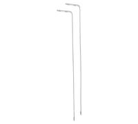 BESPORTBLE 2 Pièces Accessoire de Réparation de Tige Plate en Acier Inoxydable 24,5x3,5x1cm pour Balais à Franges, Remplacement Rapide et Longue Durée, pour Nettoyage Domestique et Commercial