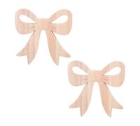 BESPORTBLE 2 Pièces Applique en Bois Sculpté Nœud Vintage 15x15cm pour