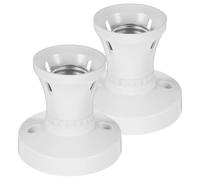 BESPORTBLE 2 Pièces Douille de Remplacement E27 en Bakélite et Cuivre pour Lampe Led, Base à Vis Standard Ajustement Serré, pour Éclairage Intérieur Commercial et Industriel
