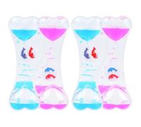BESPORTBLE 2 Pièces Sablier à Double Figurine de Dauphins en Plastique, | Figurine Charmante, Usage Décoratif, Saint Valentin, pour Garçon et Filles