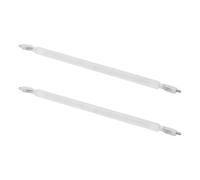 BESPORTBLE 2 Pièces Tube Chauffant de Remplacement pour Chauffage de | Tube de Quartz Blanc, Installation Facile et Format Compact, Chauffe Rapide et Économie D’énergie