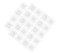 BESPORTBLE 22 Paires Crochet Mural Adhésif sans Perçage en PVC Transparent | Fixation Double Face, Pose Simple, Maintien Ferme, Design Invisible, pour Rangement Mural Domestique