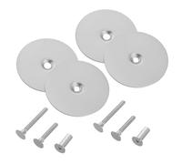 BESPORTBLE 2ensembles Stainless Steel Door Knob Hole Cover Plates Round Deadbolt Filler For Home Entry And Interior Doors Covers For Old Latch Holes