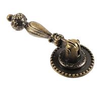 BESPORTBLE 2pcs Boutons de Meubles en Alliage de Zinc Couleur Or Antique, Poignées de Porte Vintage Faciles à Installer pour Placards et Bibliothèques, Décoration Maison