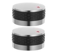 BESPORTBLE 2pièces Boutons De Commande Pour Barbecue à Gaz Rechange Pour Brûleur à Gaz Tige De Soupape Interrupteur Rotatif Intérieur Couleur Argent