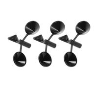 BESPORTBLE 3 Pièces Anémomètre à Coupelles Noir en Abs pour Usage Industriel et Observation Météorologique, Mesure Rapide et Précise Vitesse du Vent, Instrument Fiable pour Aérospatiale