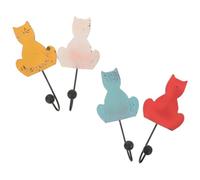 BESPORTBLE 4 Pièces Crochet Porte-serviettes Chat en Fer