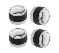 BESPORTBLE 4 pièces Lot de Boutons de Commande pour Barbecue Gaz Poignées Antidérapantes Plastique Résistant Chaleur Remplacement pour Cuisinière Four et Gril Installation Facile