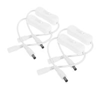 BESPORTBLE 4 Pièces Rallonge 2a avec Interrupteur Marche Arrêt Dc5.5 X 2.1 | PVC et Cuivre, Connexion Facile Compacte, pour Bandes LED Monochromes et Variateurs LED