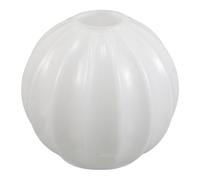 BESPORTBLE Abat-jour rond en verre blanc 140 mm pour lampes E27, diffuseur lumineux doux, montage flexible pour pièces à vivre et foyers actifs