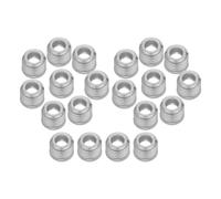 BESPORTBLE Adaptateur de Douille de Lampe E27 vers E14 en Fer Argenté, 20pcs, Installation Simple pour Ateliers et Bureaux