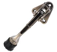 BESPORTBLE Alliage de Zinc Butée de Porte à Pédale avec Base Caoutchouc | Usage Intérieur et Garage, Grip Sûr, Résistance à L’usure, Protection Discrète pour Portes et Murs