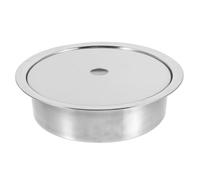 BESPORTBLE Anneau Diffuseur de Chaleur en Acier Inoxydable pour Plaque à Induction Couvercle Rond Épais 205 MM Anneau de Fond 240 MM Accessoire Compatible Cuisinière Électrique et Table à