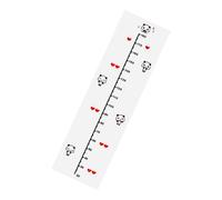 BESPORTBLE Autocollants Muraux 3d Ours Dessin Animé pour Garçon et Filles, Toise Hauteur 30-180 Cm, Décoration Chambre Bébé, Autocollant Décoratif Amovible et Réutilisable, Mesure Taille