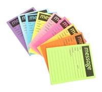 BESPORTBLE Bloc-notes Cahier de Message Portable Autocollants Multifonctions en Papier Coloré Pratique pour Usage Quotidien la Maison le Bureau