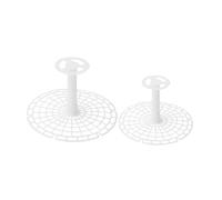 BESPORTBLE Bocaux de Presse de Fermentation en Plastique Blanc 2pcs Outil Bloque L'air et Maintient la Fraîcheur, pour Usage Domestique et Restaurant