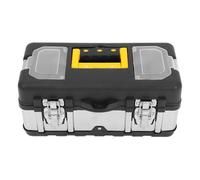 BESPORTBLE Boîte à Outils Portable en Acier Inoxydable, Coffret Renforcé | Voyage et Extérieur, Angles Renforcés, Léger et Protecteur, Rangement Pratique pour Accessoires et Transport