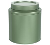 BESPORTBLE Boîte À Thé Hermétique Pot Cuisine Rangement En Tôle Avec Couvercle Étanche Récipient De Stockage De Nourriture Pour Feuilles De Thé Sucre Et Aliments En Vrac 4.72X4.13X4.13 in