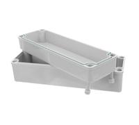 BESPORTBLE Boîte de Jonction Électrique Étanche Extérieure en Plastique Robuste, Grand Boîtier Rectangulaire Compatible Câblage pour Surveillance et Usage Extérieur