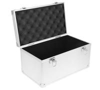 BESPORTBLE Boîte de Rangement Aluminium Multifonction pour Outils et Grande Capacité Portable avec Poignée Renforcée Mallette Transport Pratique pour Maison et Voyage