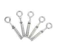 BESPORTBLE Boulons D'expansion Anneau de Levage Design Simple et Élégant en Acier Inoxydable 5pcs Robustes et Faciles à Installer pour Couvercle de Regard