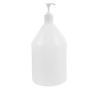 BESPORTBLE Bouteille Plastique 4l avec Pompe et Couvercle, Conteneur Portable pour Pique-niques et Bureau