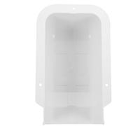 BESPORTBLE Cache-conduite de Climatiseur en Pvc Blanc Vacances, Revêtement de Tube Isolant Thermique, Installation Rapide et Design Élégant pour Goulotte Climatisation Murale