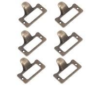 BESPORTBLE Cadre D’étiquette Vintage Poignée pour Tiroir en Bois | Alliage de Zinc, Finition Lisse et Brillante, Style Rétro Classique, pour Armoire D’apothicaire ou Atelier Créatif