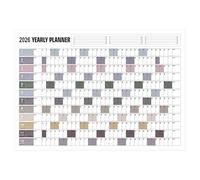 BESPORTBLE Calendrier Mural 2026 Grand Format en Papier Résistant Déchirure Planificateur Familial Minimaliste pour Bureau et Salle de Classe