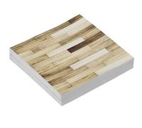 BESPORTBLE Carrelage Adhésif en Pvc Grain Bois 40pcs 10x10cm Finition sans Joint Application Facile pour Sol Salon Maisons Contemporaines Moderne
