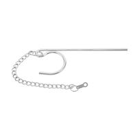 BESPORTBLE chaîne Fixe pour Parasol de terrasse en métal Argent, Accessoire pour Parasol de terrasse extérieure, compatibilité Universelle, pour Cour et extérieur