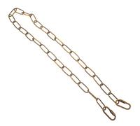 BESPORTBLE Chaîne Suspendre en Fer Or pour Lustres Suspensions avec Verrous de Connexion, Chaînette D'extension Fiable et Polyvalente pour Éclairage Salon et Salle à Manger