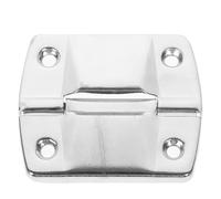 BESPORTBLE Charnières Métalliques Robustes en Fer Argenté 6 Pièces pour Coffre et Caisse à Outils, Solution Portable et Sécurisée pour Couvercle de Boîte