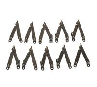 BESPORTBLE Charnières Pliantes en Métal Rétro pour Coffrets en Bois et Petites Boîtes, Durabilité Exceptionnelle et Fonctionnement Fluide, Pack de 10 Pièces pour Bricolage et Artisanat