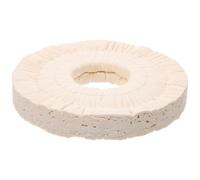 BESPORTBLE Chiffons à Polir pour Machine à Plaquer les Chants Automatique, Tissu Non Tissé Beige Robuste et Résistant à L'usure, Diamètre de Roue 50mm, Accessoire pour Polissage Précis