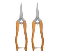 BESPORTBLE Ciseaux de jardinage en acier inoxydable, 2pcs, sécateur de jardin pour la cueillette de branches de verger et la taille des fruits, outils de jardinage pour la récolte