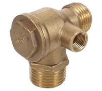 BESPORTBLE Clapet Connecteur 20mm en Cuivre Anti-retour Unidirectionnel Accessoire Industriel Pièce Détachée pour Compresseur à Air Silencieux pour Atelier Pneumatique