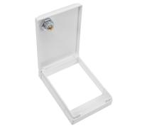 BESPORTBLE Coffret Électrique Extérieur Étanche 86 Type en Plastique Blanc, Couverture Imperméable pour Ambiance Estivale, Cache de Prise Électrique Résistant aux Intempéries