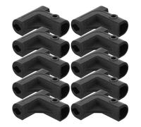 BESPORTBLE Connecteurs D'angle en Plastique pour Roulettes de Meubles et Chariots Industriels, Lot de 10 Set de Set de Pièces, Support Robuste Assurant Sécurité et Stabilité en Entrepôts